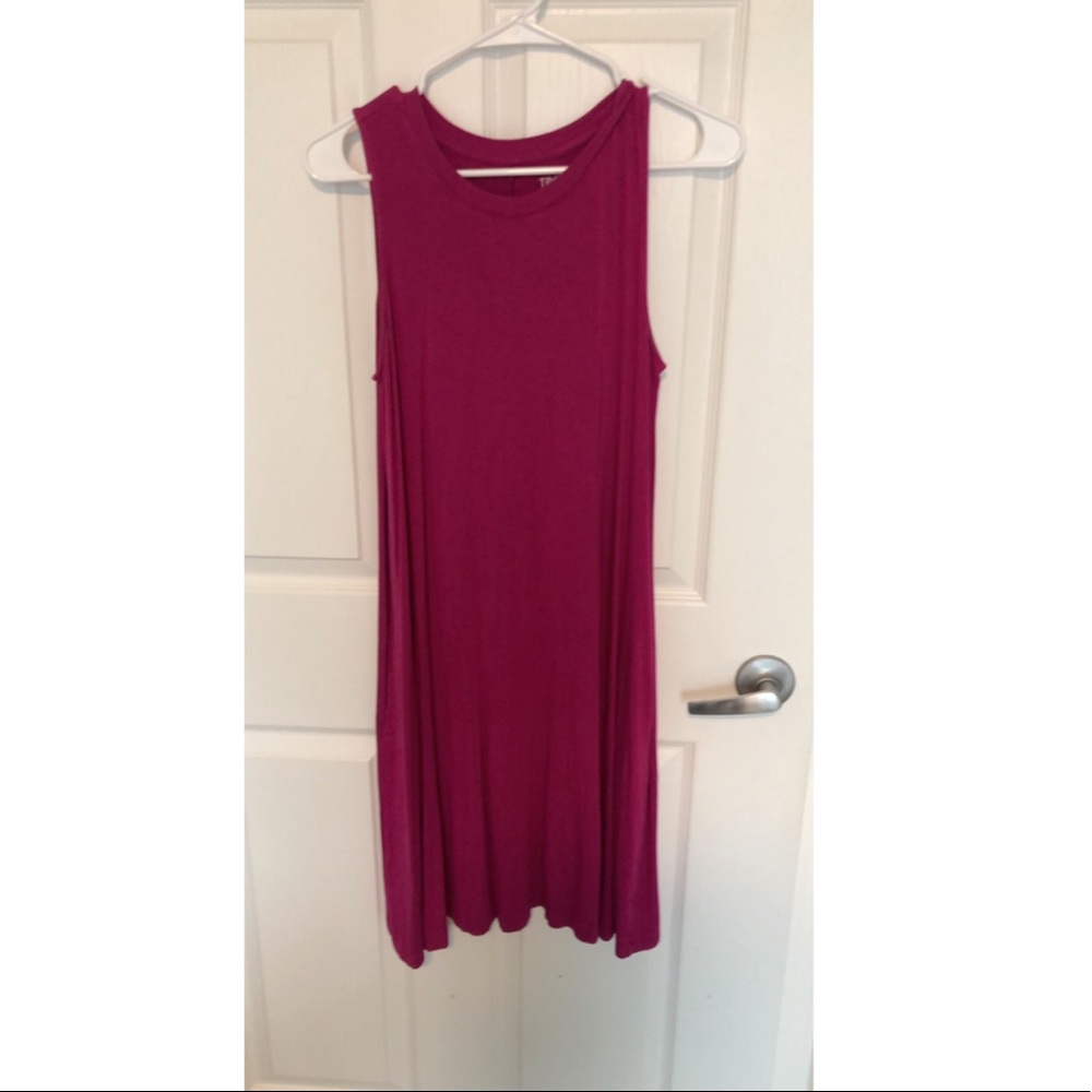 Time and Tru fuchsia dress